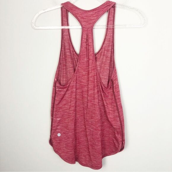 LULULEMON ATHLETICA | 105 Singlet Racerback Tank Top Cranberry Women’s Size 4 - Picture 7 of 9